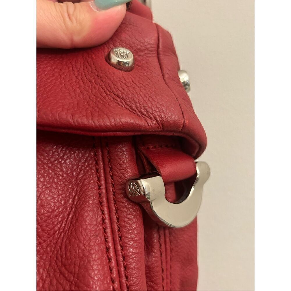 AllisonâScottâredâshoulderâbagâgenuineâleather - Picture 4 of 16
